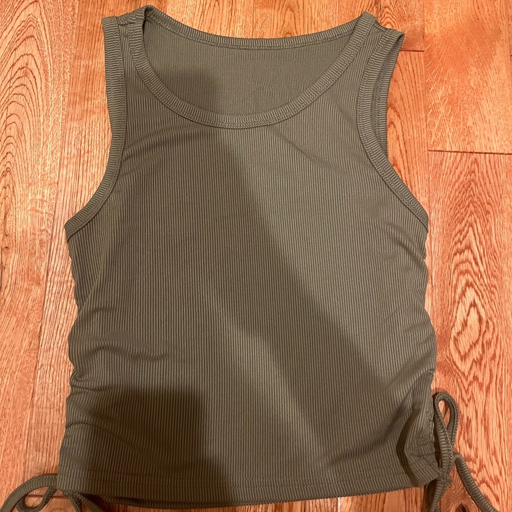SHEIN army, green tank top